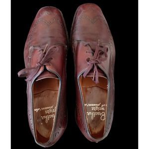 Men's Size 10 "Breather" Wright Arch Preserver Oxford Lace Up Brown Leather